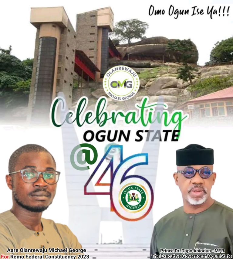 HURRAY! OGUN STATE @ 46: OMG Congratulates Indigenes, Prays For Peace & Progress