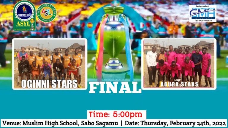 ASSYL UPDATE! FOOTBALL: Sabo Sagamu Youth Day 2021 Football Cup Competition Enters The Final Stage Today