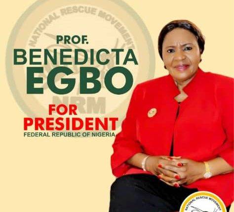 POLITICS: A Canada-Based Female Professor, Benedicta Egbo Joins Race For 2023 Nigerian President