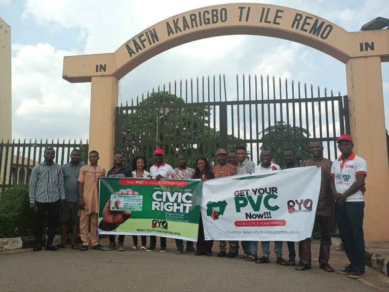 2023 ELECTION: Remo Youth Association Takes PVC Familiarization To Remo Communities, Sensitize Residents On The Importance Of Voters Card