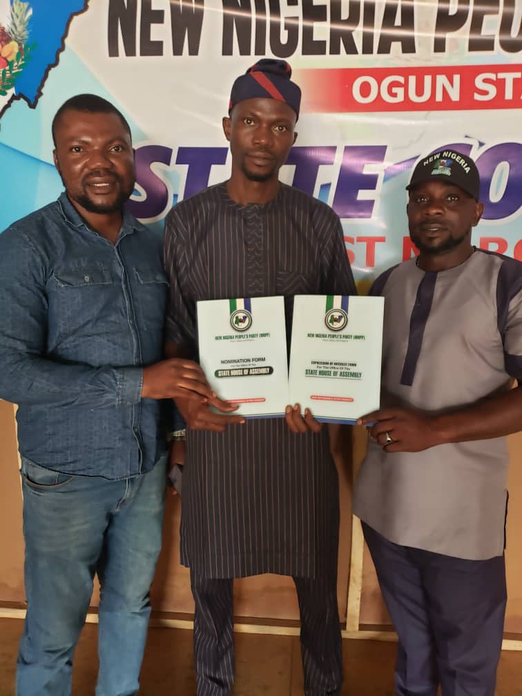 OGUN 2023: Wale Anjorin Picks NNPP Forms For Ogun State House Of Assembly, Sagamu Constituency 1 (Offin), Promises Adequate, Efficient And Effective Representation