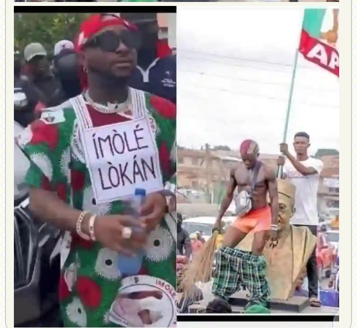 OSUN ELECTION: Fans Hail Davido, Knock Portable Over Appearance At Campaign