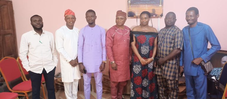 EDUCATION: Youth Leaders Across Remo Land Paid Courtesy Visit To Gateway Polytechnic, Saapade For Familiarization With The Acting Rector, Ogunyinka