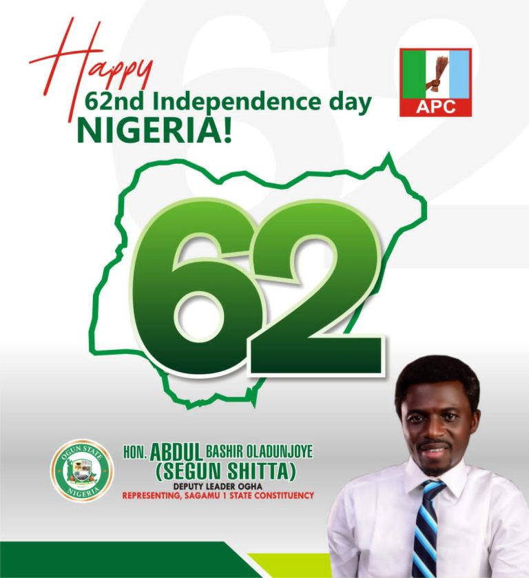 INDEPENDENCE DAY: Hon. Segun Shitta Celebrates Nigeria At 62