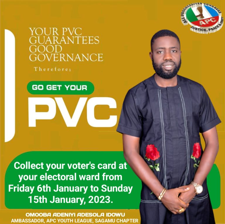 2023 ELECTIONS: “Democracy Is The Government Of The People”, Go Out En-masse To Collect Your PVC, Omooba Urge Every Citizens