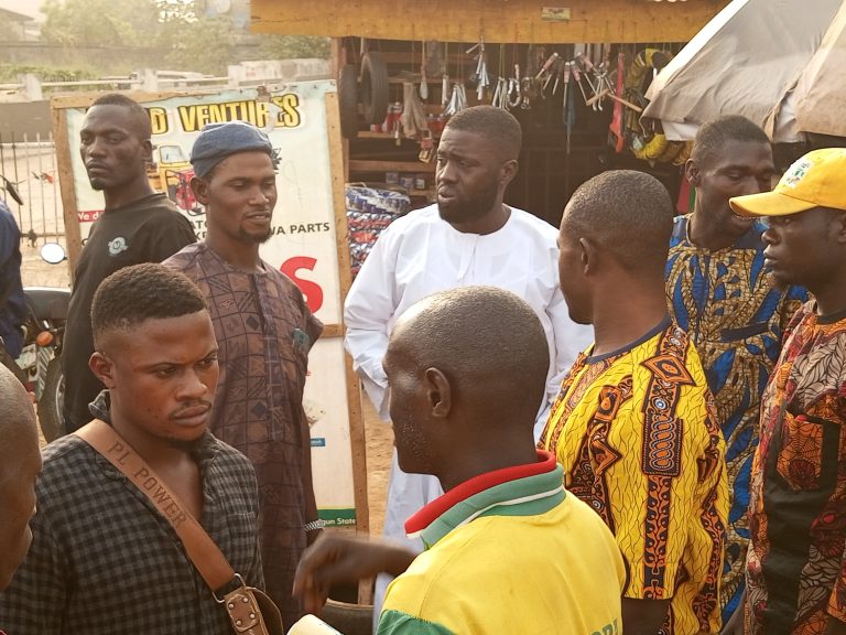 OGUN 2023: “The Renewed Hope Is Positive”, Omooba Adeniyi Idowu Says, As He Took Campaign Materials To Tricycle’s Park, Pledge Over 4,000 Votes For All APC Candidates