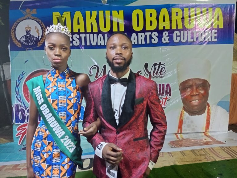 2023 OBARUWA FESTIVAL: Dada Taiwo Emerged The First Mr. Obaruwa, While Oluwatobiloba Mayungbo Crowned As Miss Obaruwa 2023, At The 25th Obaruwa Festival