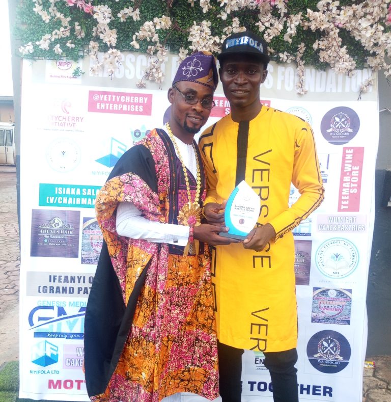 CELEBRATIONS: Niyifola Bagged 2023 “Famous Personality Award” From The MPF