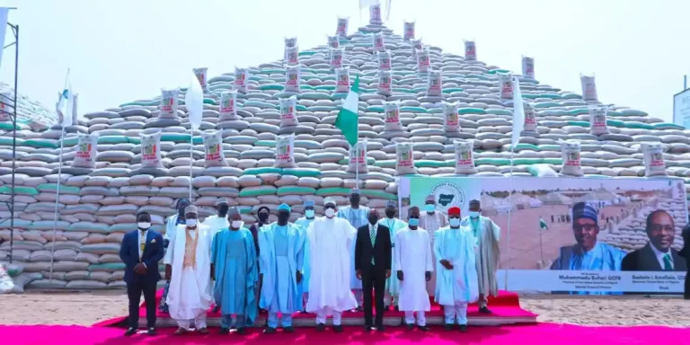 You Owe Nigerians Explanation On Buhari’s Rice Pyramid — PDP To APC