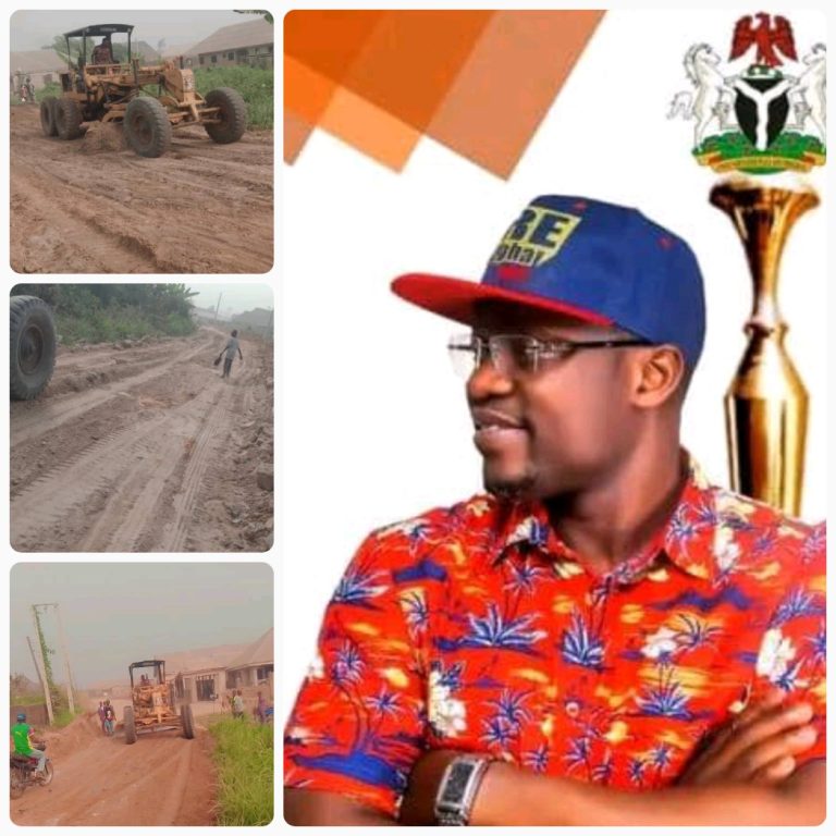 Ogun Lawmaker, Hon. Damilare Bello Begins Grading Of Rural Roads In Sagamu