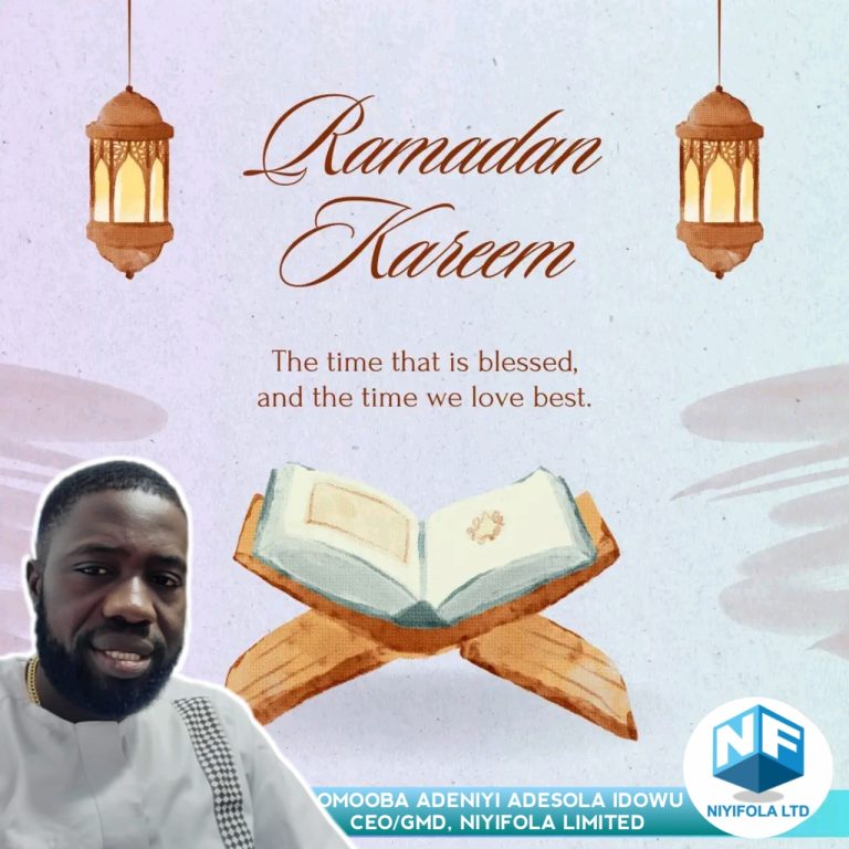 Ramadan 2024: Niyifola Send Greetings to Muslims Faithfuls In Sagamu, Urges Them To Extend A Helping Hands To The Less Privilege 