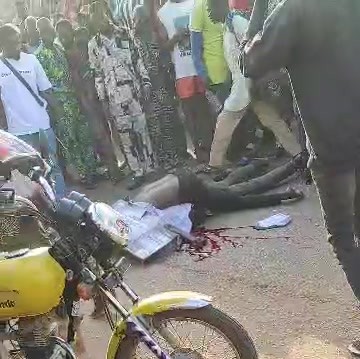 Okada Rider, Passenger, Dies In Sagamu Road Crash (Video)