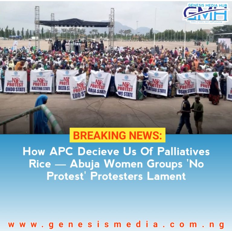 How APC Decieve Us Of Palliatives Rice — Abuja Women Groups ‘No Protest’ Protesters Lament