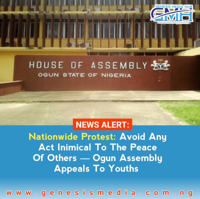 Nationwide Protest: Avoid Any Act Inimical To The Peace Of Others — Ogun Assembly Appeals To Youths 