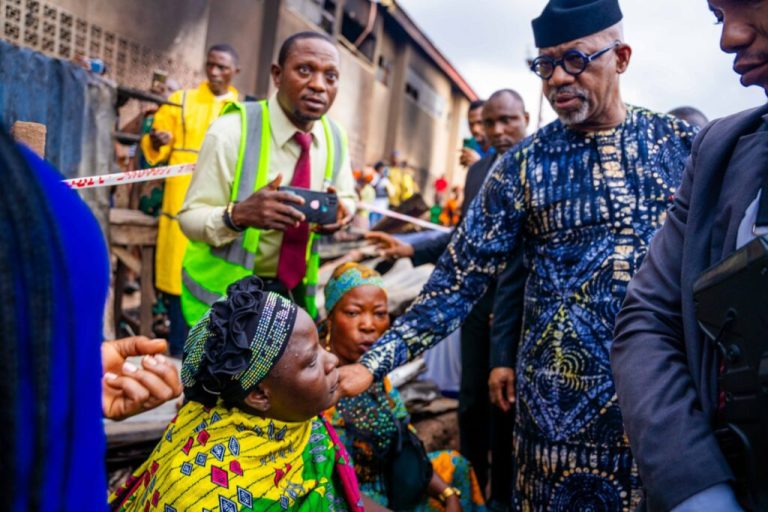 Governor Dapo Abiodun Visits Ogun Market Fire Scene, Pledge Government Support For Victims 