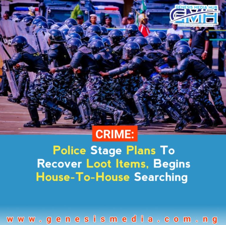 Nationwide Protest: Police Stage House-To-House Search To Recover Loot Items