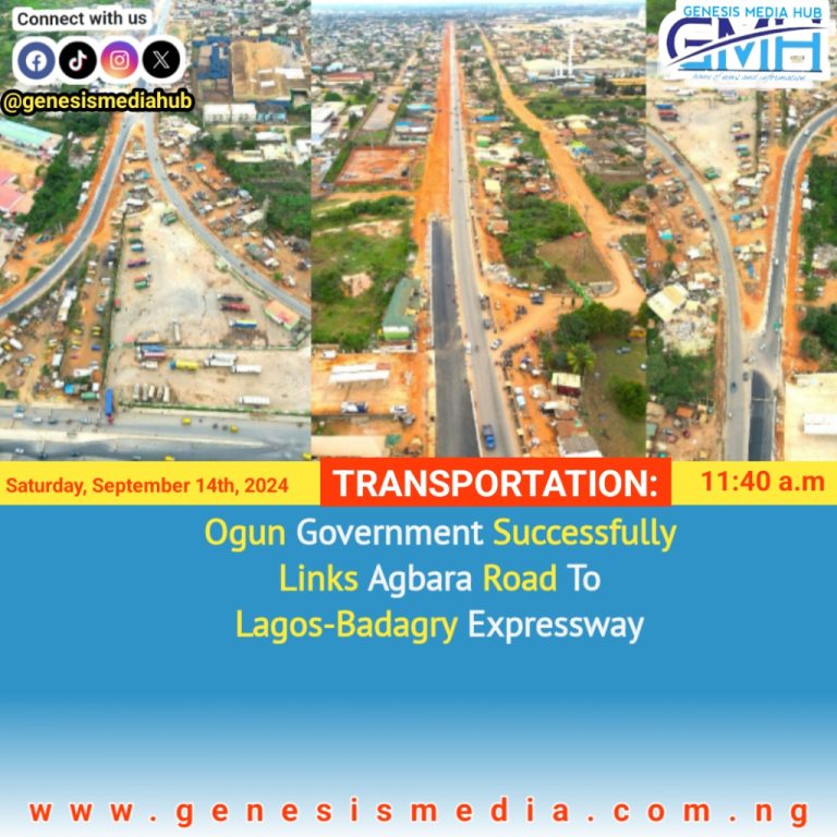 Ogun Government Successfully Links Agbara Road To Lagos-Badagry Expressway