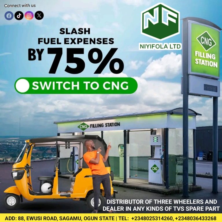 ‘CNG Keke’ – A Substantial Savings For A Positive Environmental Impact — Niyifola Limited 