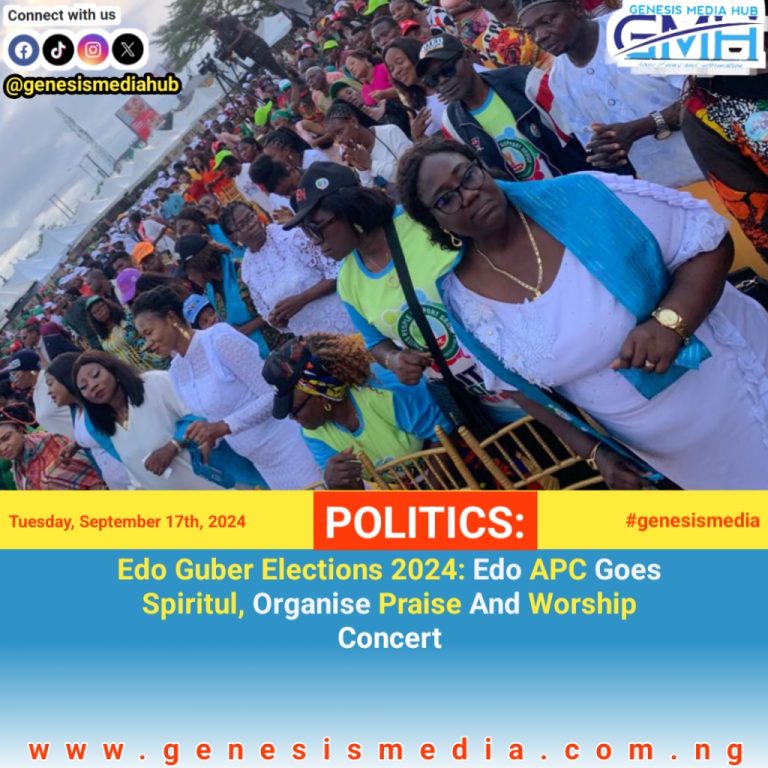 Edo Guber Elections 2024: Edo APC Goes Spiritul, Organise Praise And Worship Concert