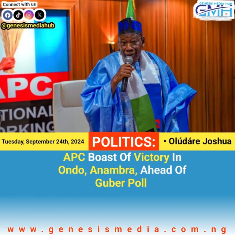 APC Boast Of Victory In Ondo, Anambra, Ahead Of Guber Poll