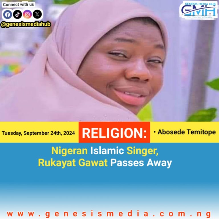 Nigeran Islamic Singer, Rukayat Gawat Passes Away