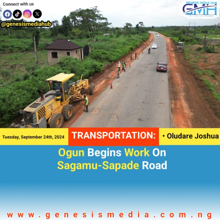 Ogun Begins Work On Sagamu-Sapade Road